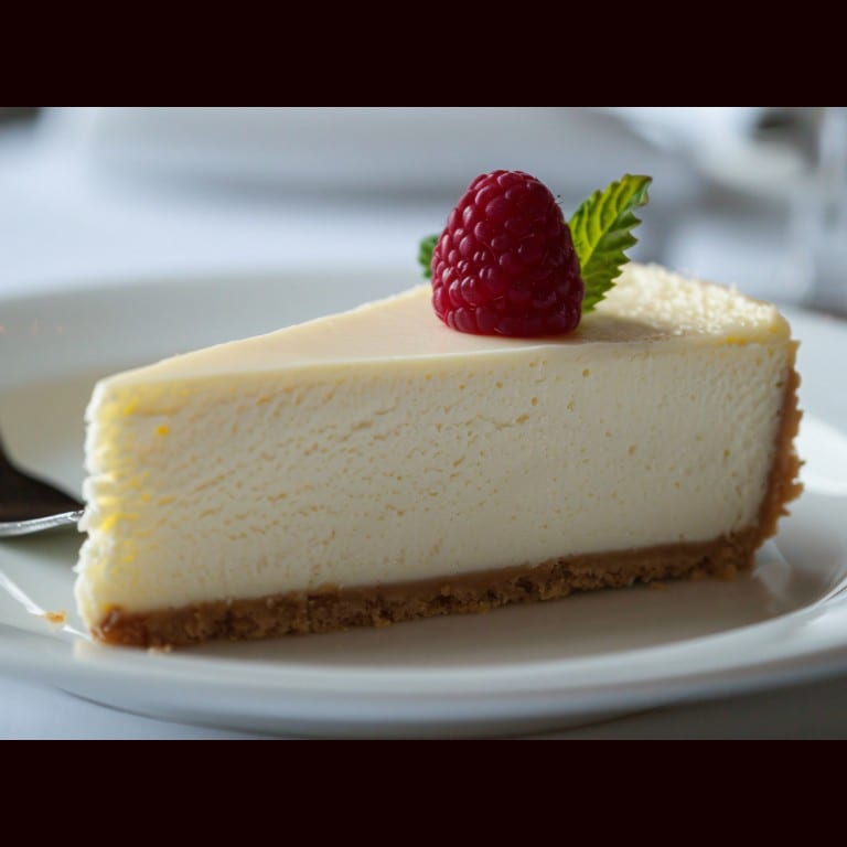 Steakhouse cheesecake.