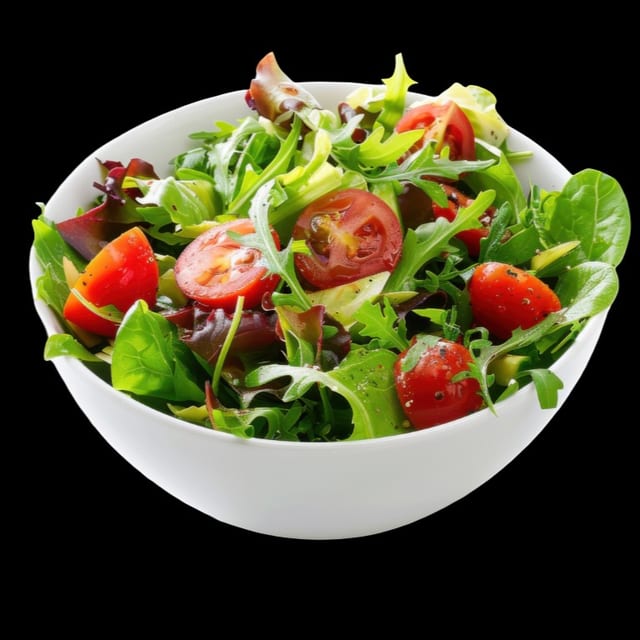 Garden salad catering.