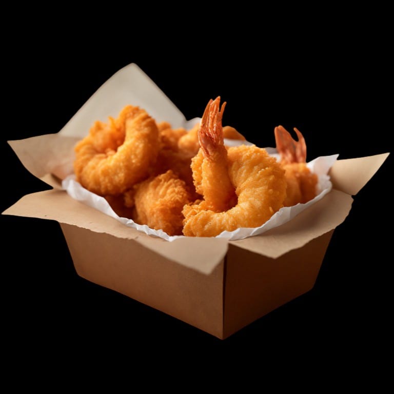 Fried shrimp.