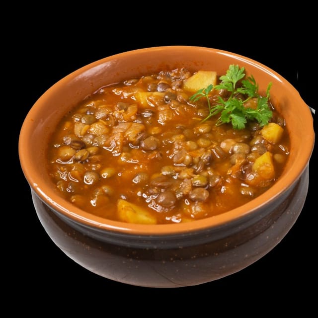 Lentil soup.