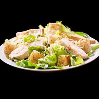 Fried chicken Caesar salad catering