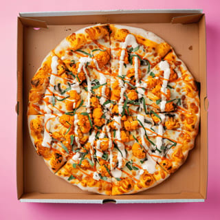 Buffalo chicken pizza