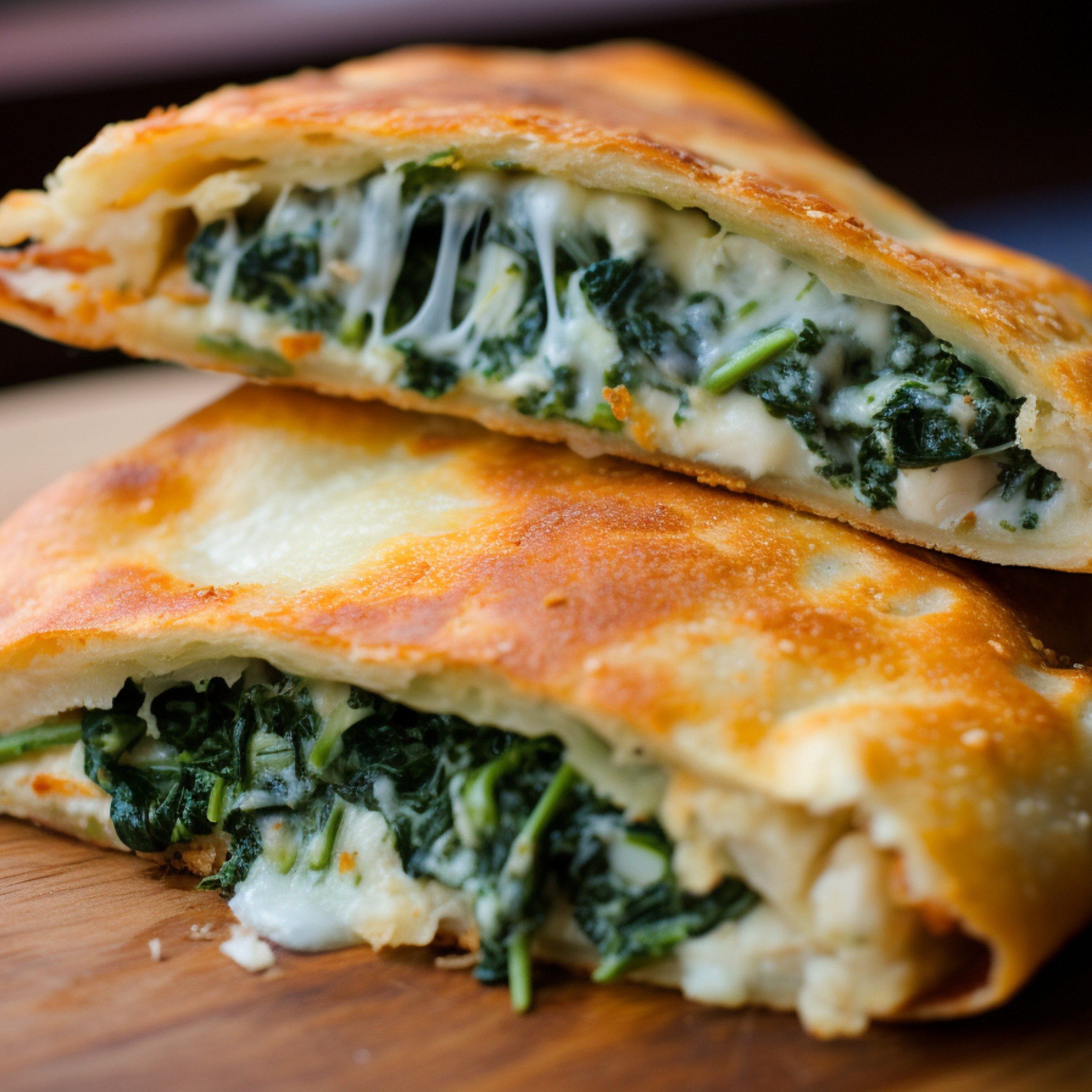Spinach roll.