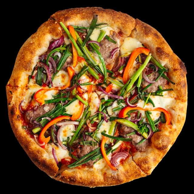 Primavera pizza.