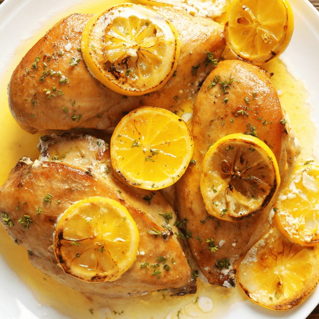 Chickenal al limone catering.
